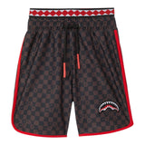Sprayground Costume Modello Bermuda Tinta Unita con Stampa per Bambino SPY1083BRN MARRONE SPRAYGROUND 