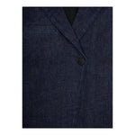 ASPESI giacca in denim tinta unita con bottone Blu per Bambino F24004GBJ0046 BLU ASPESI 