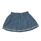 Losan Gonna con Culotte In Denim Tinta Unita  Azzurro per Neonata