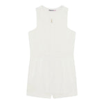 Patrizia Pepe Tutina Intera Tinta Unita per Bambina 7T0018 BIANCO PATRIZIA PEPE 