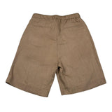 I'M Brian Bermuda Tinta Unita con Elastico In Vita per Bambino BE3247JX BEIGE I'M BRIAN 