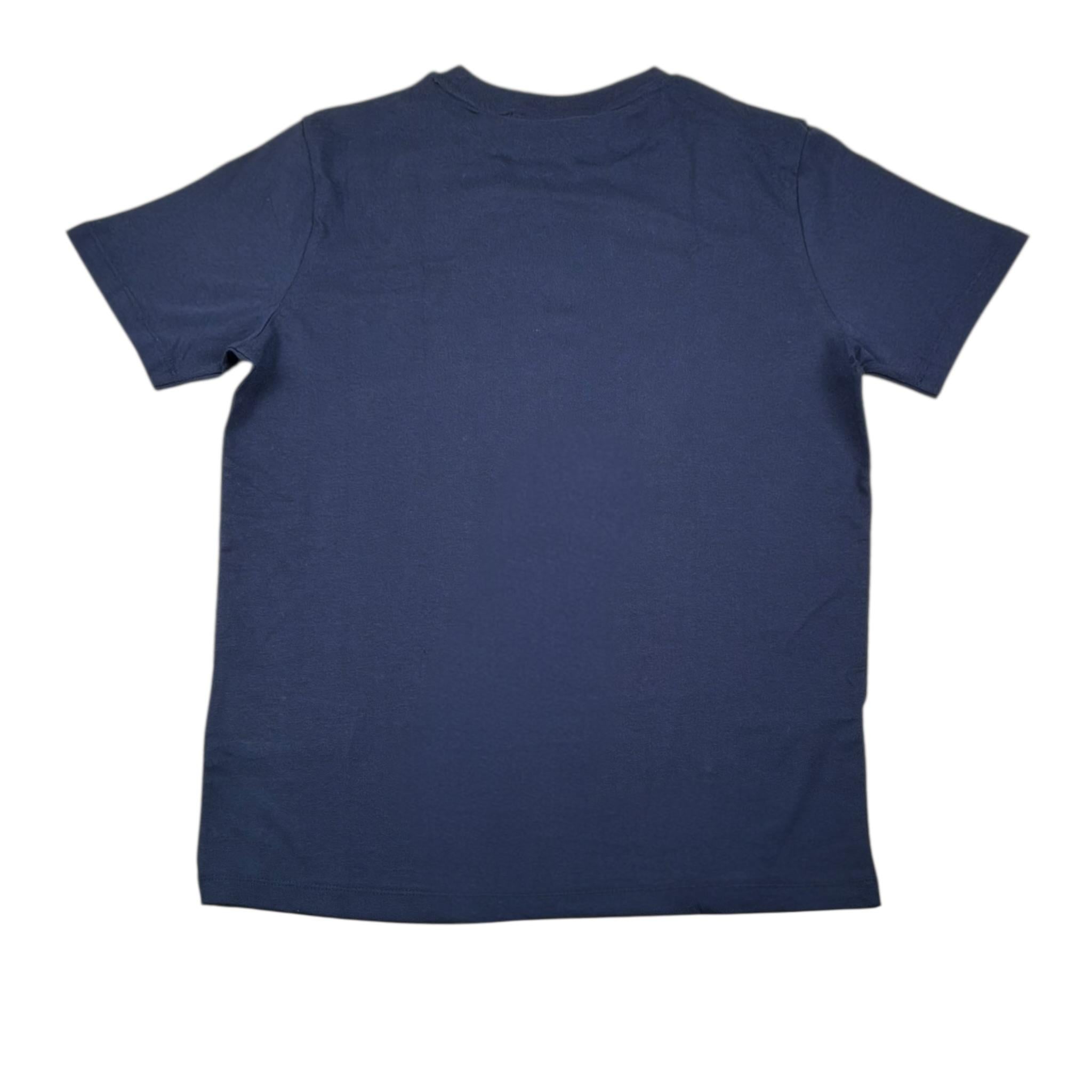 Lyle&Scott T-Shirt Tinta Unita con Logo per Bambino 48752 BLU LYLE&SCOTT 