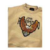 JOHN RICHMOND felp chiusa girocollo tinta unita Beige per Neonato RBA2414OFEOF BEIGE JOHN RICHMOND 