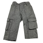 I'M BRIAN pantalone tinta unita con girovita regolabile Grigio per Bambino PA3075JX GRIGIO I'M BRIAN 