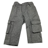 I'M BRIAN pantalone tinta unita con girovita regolabile Grigio per Bambino PA3075JX GRIGIO I'M BRIAN 
