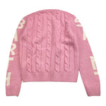 SAINT BARTH maglia girocollo tinta unita con stampa Rosa per Bambina MALM001 ROSA SAINT BARTH 