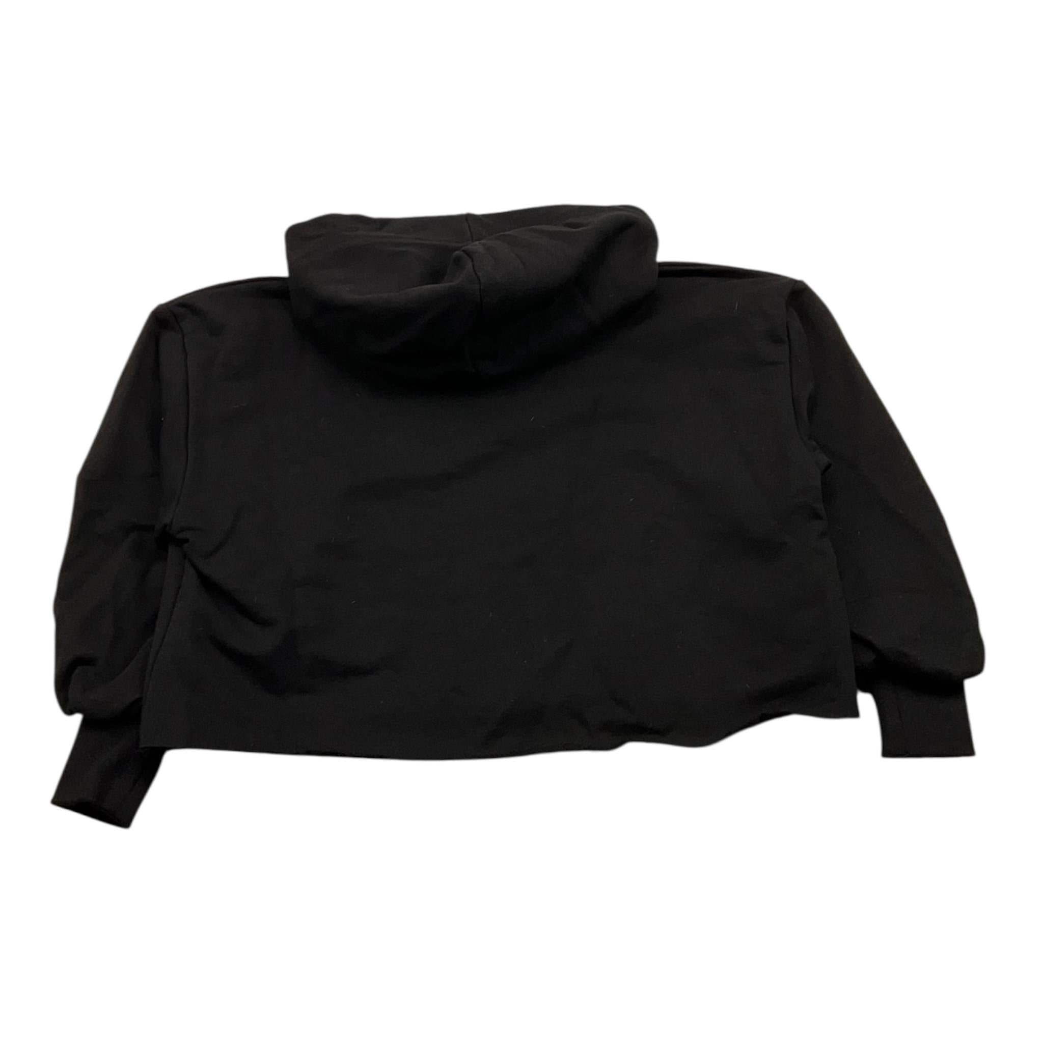 LU LU BY MISS GRANT felpa chiusa con cappuccio tinta unita Nero per Bambina LL3267 NERO LU LU BY MISS GRANT 