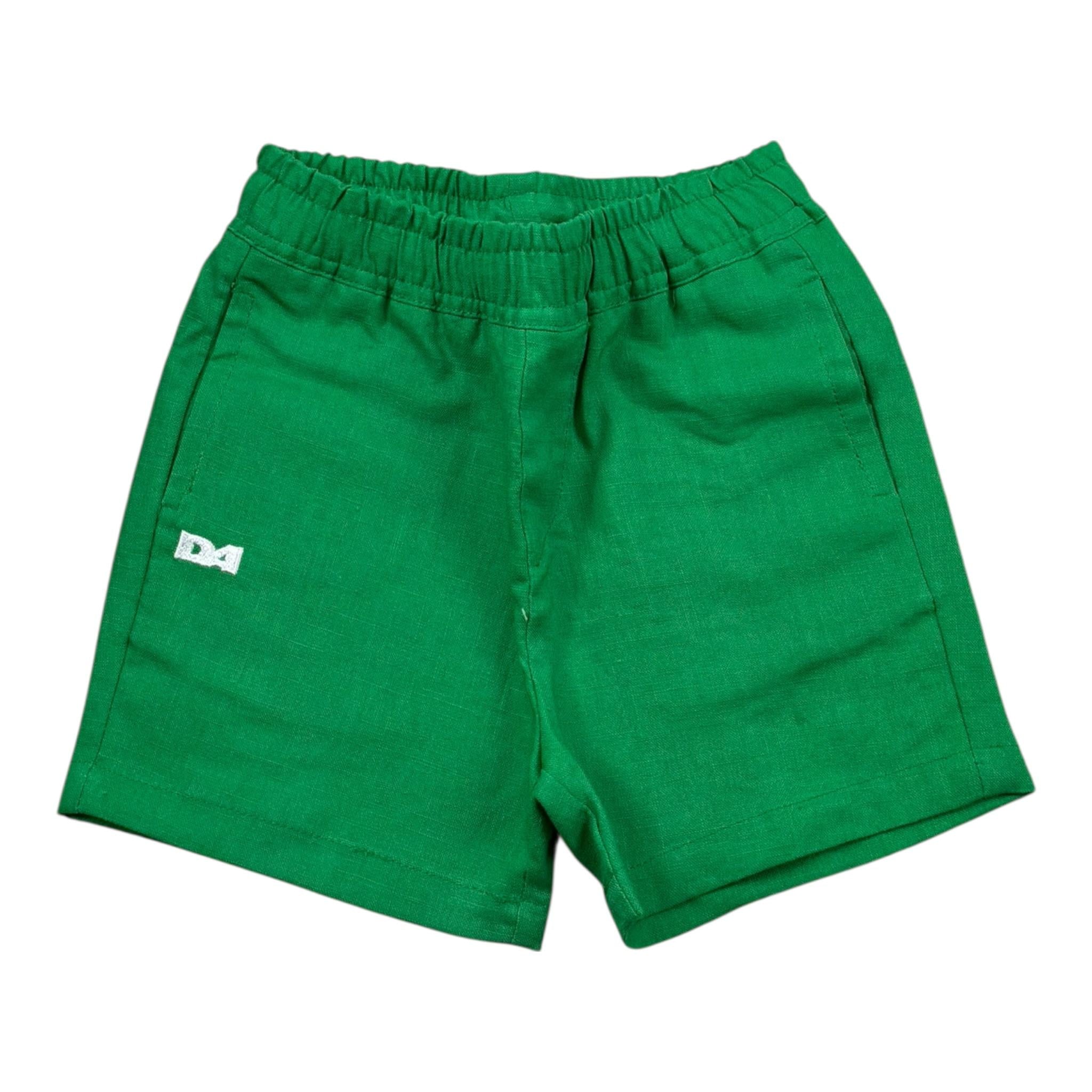 Daniele Alessandrini Bermuda Tinta Unita con Elastico In Vita per Neonato 1296S00225XX VERDE DANIELE ALESSANDRINI 