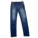 Daniele Alessandrini Jeans Tinta Unita con 5 Tsche Blu per Bambino