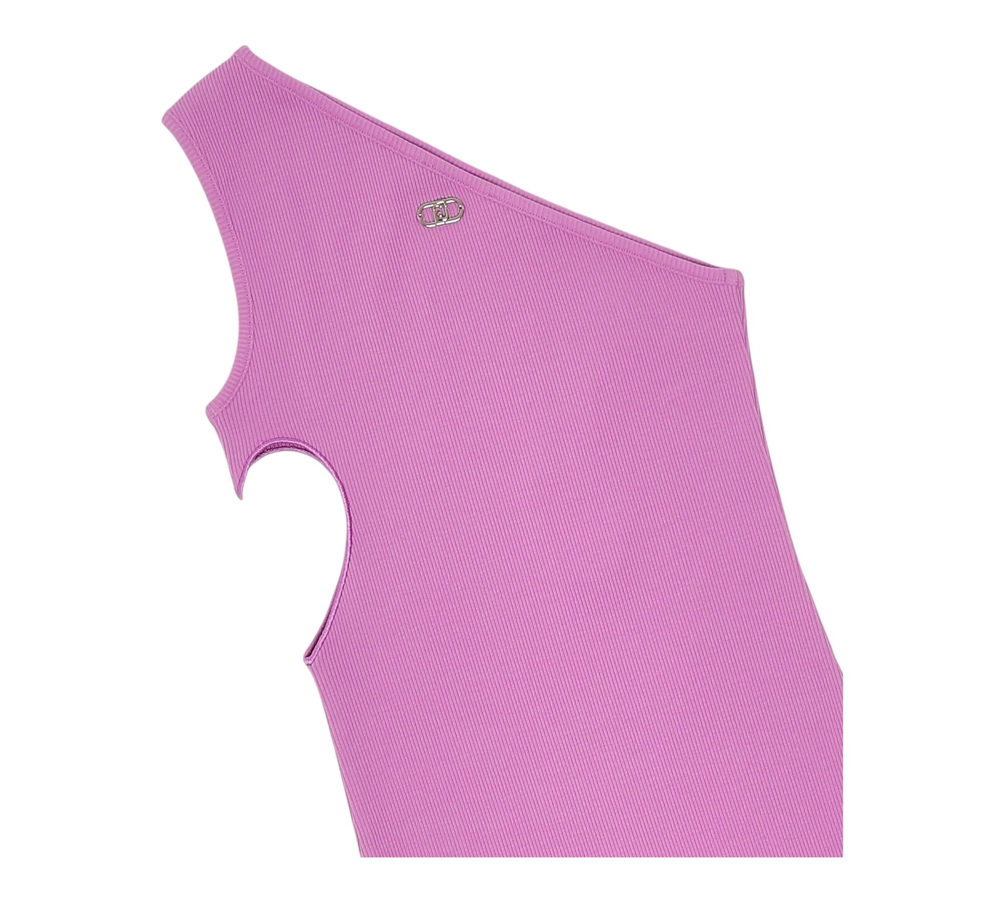 Liu Jo Abito Monospalla Tinta Unita per Bambina GA5121X VILA LIU JO 