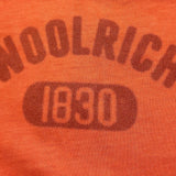 Woolrich T-Shirt Girocollo Tinta Unita con Logo per Bambino CFWKTE0136 ARANCIONE WOOLRICH 