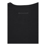 Maison Margiela T-Shirt Girocollo Tinta Unita con Stampa per Bambina M60806M NERO MAISON MARGIELA 