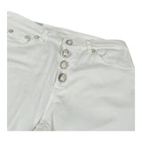 Dondup Jeans Tinta Unita con 4 Bottoni per Bambina DFPA119 BIANCO DONDUP 