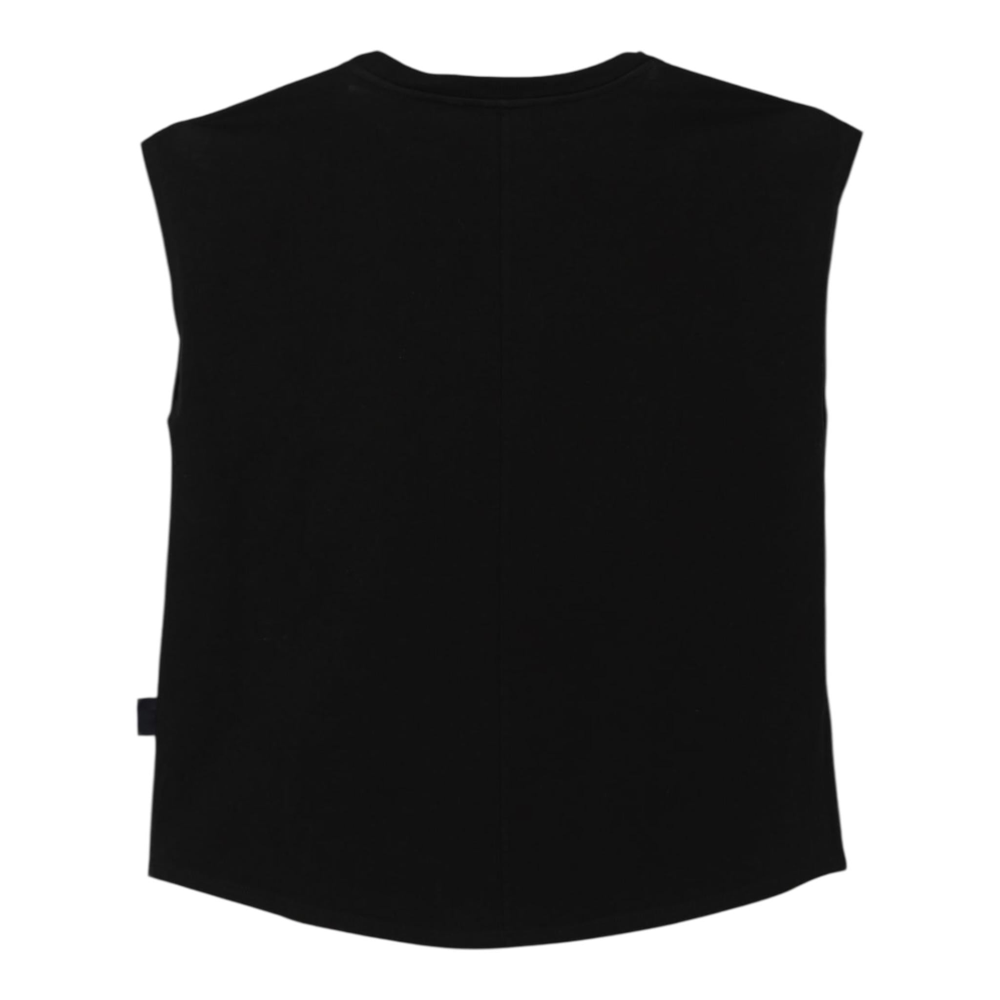 Aspesi Canotta Tinta Unita con Stampa per Bambino S25050TSM7038 NERO ASPESI 