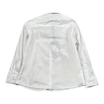 Daniele Alessandrini Camicia Manica Lunga Tinta Unita con Stampa per Bambino 1295C0905 BIANCO DANIELE ALESSANDRINI 