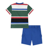 Guess Completo 2 Pezzi T-Shirt-Bermuda per Neonato I5RG07KC334 MULTICOLOR GUESS 