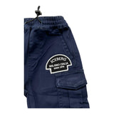 ICEBERG pantalone tinta unita con elastico in vita Blu per Bambino PTICE5301BNJX BLU ICEBERG 