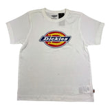 Dickies T-Shirt Girocollo Tinta Unita Con Stampa Bianco Per Bambino