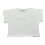 Disclaimer T-Shirt Girocollo Tinta Unita con Stampa E Brillantini per Bambina 25EDK58552 BIANCO DISCLAIMER 