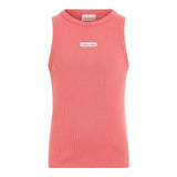 Calvin Klein Canotta Tinta Unita Giromanica con Stampa per Bambina IG0IG02871X FUXIA CALVIN KLEIN 