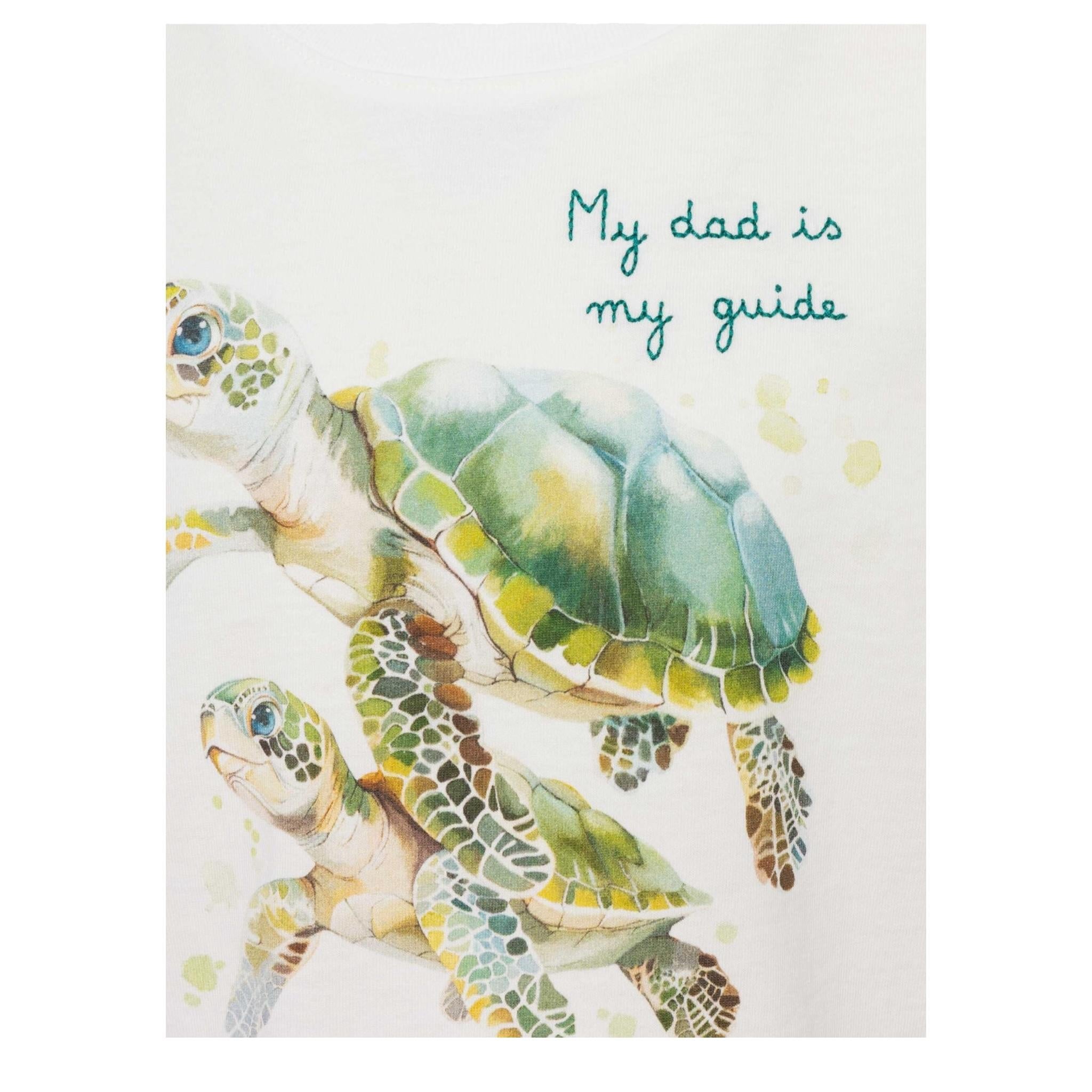 Saint Barth T-Shirt Girocollo Tinta Unita con Stampa per Bambino TSH00010467J BIANCO SAINT BARTH 