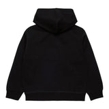 DSQUARED2 felpa tinta unita con cappuccio e stampa Nero per Bambina DQ2581X NERO DSQUARED2 