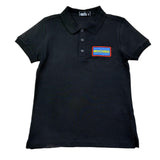 Moschino Polo Mezza Manica Tinta Unita con Stampa per Bambino HTM03Y NERO MOSCHINO 
