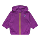 K-Way Giubbino Tinta Unita con Zip E Cappuccio per Neonata K2137XW VIOLA K-WAY 