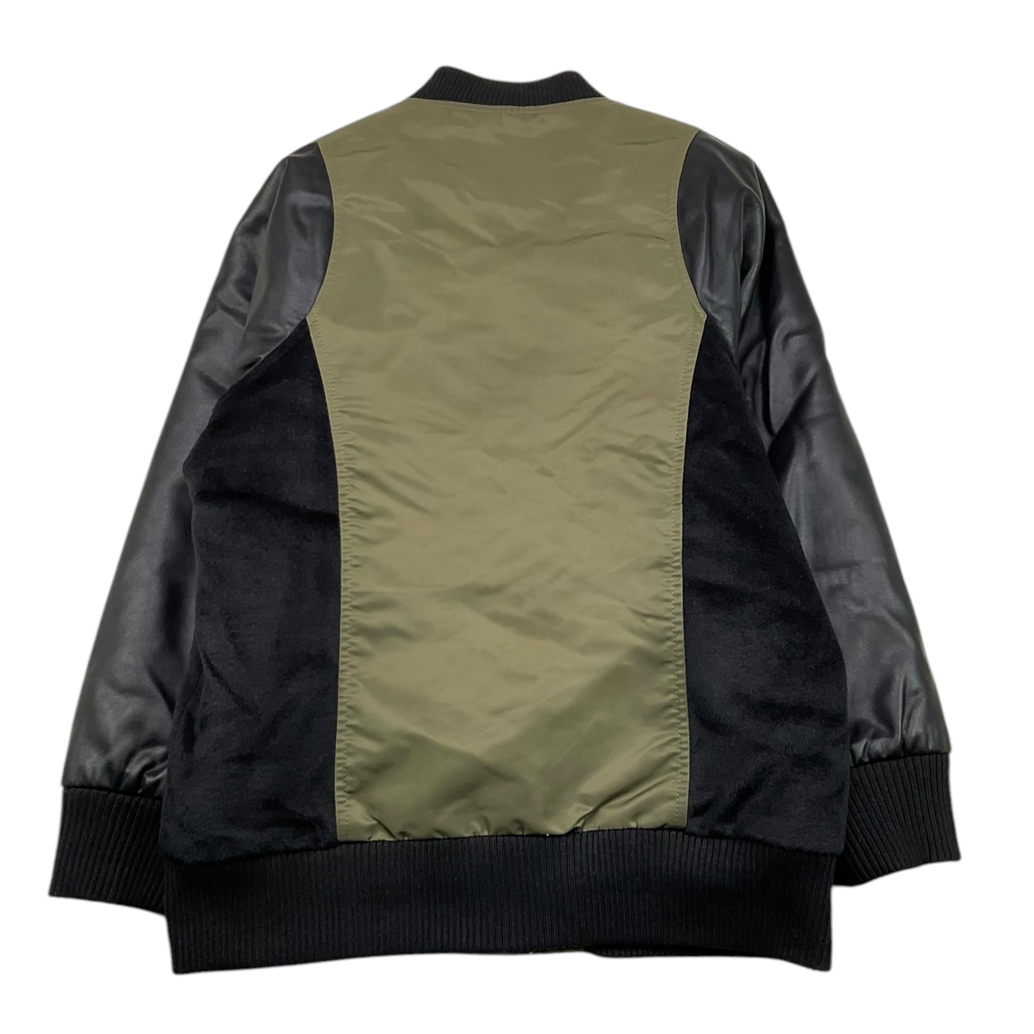 JOHN RICHMOND giubbino bicolore con maniche in ecopelle Verde/nero per Bambino RBA25063GB VERDE/NERO JOHN RICHMOND 