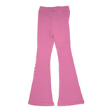 Gaelle Pantalone Tinta Unita Modello Zampa  Rosa Per Bambina
