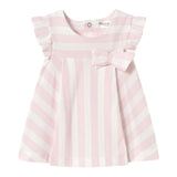 Mayoral Abito Mezza Manica Fantasia A Righe per Neonata 1847 BIANCO/ROSA MAYORAL 