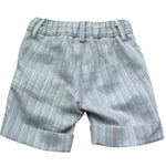 Le Bebe Bermuda Fantasia A Righe con Elastico In Vita per Neonato LBB5378 AZZURRO LE BEBE 