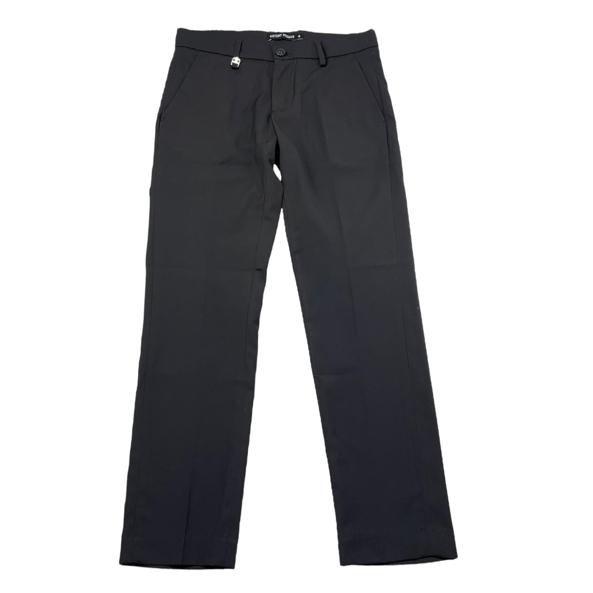 Antony Morato Pantalone Tinta Unita con Girovita Regolabile per Bambino MKTS00013 NERO ANTONY MORATO 