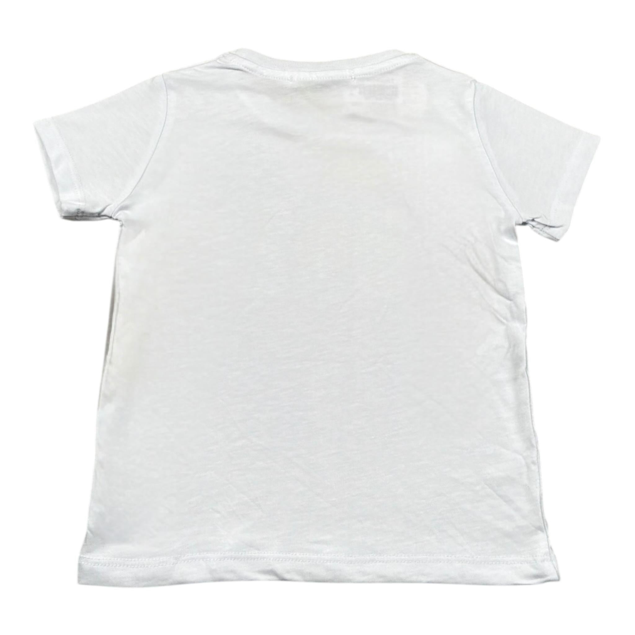 Mousse T-Shirt Girocollo Tinta Unita con Stampa per Neonata LOVEPRINCESSSN BIANCO MOUSSE 