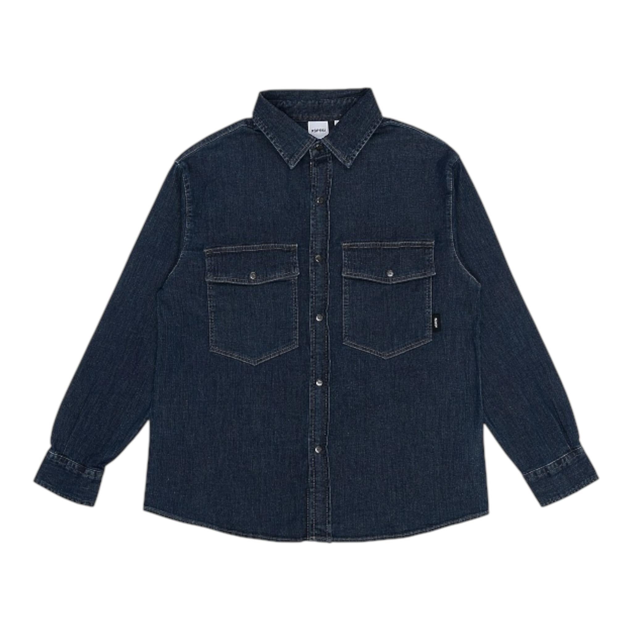 ASPESI camicia in denim tinta unita Blu per Bambino F23023CLJ0037X BLU ASPESI 