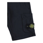 Stone Island Bermuda Tinta Unita con Logo per Bambino K1S166200006 BLU STONE ISLAND 