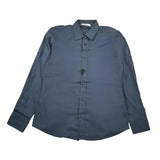 Over-D Camicia Tinta Unita Manica Lunga per Bambino OK248CM BLU OVER-D 