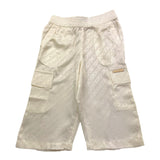 Michael Kors Pantalone Tinta Unita con Fantasia Logo per Neonata R30054 PANNA MICHAEL KORS 