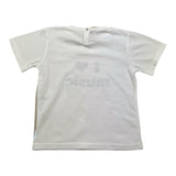 Babe & Tess T-Shirt Girocollo Tinta Unita con Stampa per Bambina 21518156 BIANCO BABE & TESS 