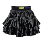 Monnalisa Gonna Tinta Unita In Ecopelle per Neonata 19D704N NERO MONNALISA 