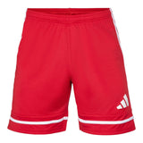 Adidas Bermuda Tinta Unita con Logo per Bambino JN5455 ROSSO Adidas 