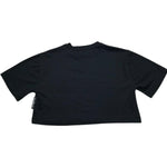 John Richmond T-Shirt Girocollo Tinta Unita con Brillantini per Bambina RGP26203TS NERO JOHN RICHMOND 