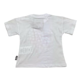 Shoe T-Shirt Girocollo Tinta Unita con Stampa per Neonata TEDDYB0404 BIANC SHOE 