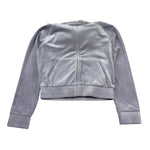 Juicy Couture Felpa Tinta Unita con Zip E Cappuccio per Bambina JBX6604 LILLA JUICY COUTURE 