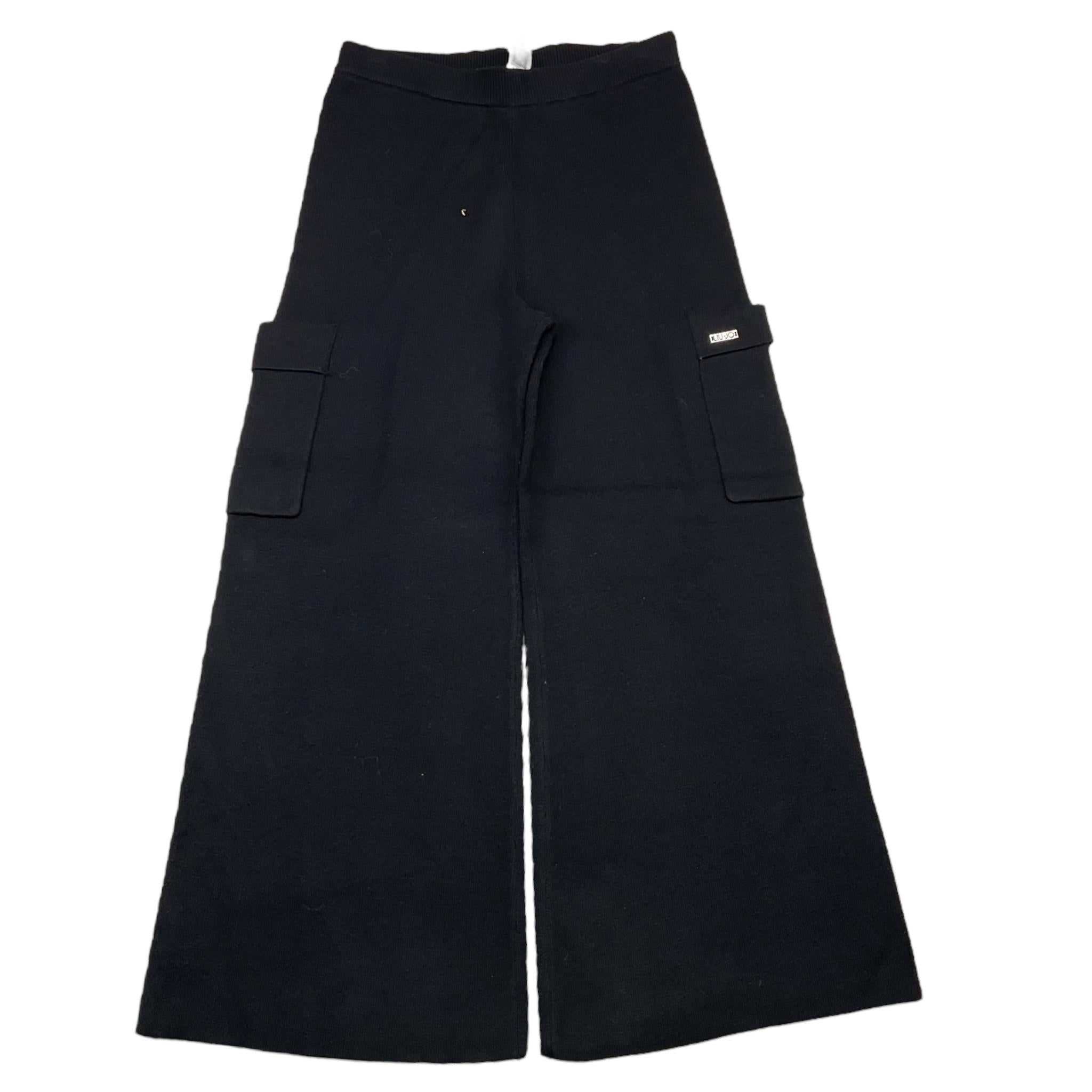 LIU JO pantalone modello palazzo tinta unita Nero per Bambina GF4141X NERO LIU JO 