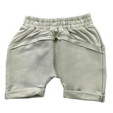 Bamboom+Babies Bermuda Tinta Unita Con Finti Bottoni E Elastico In Vita Sabbia Per Bambino