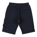 Stone Island Bermuda Tinta Unita con Logo per Bambino K1S166200006 BLU STONE ISLAND 