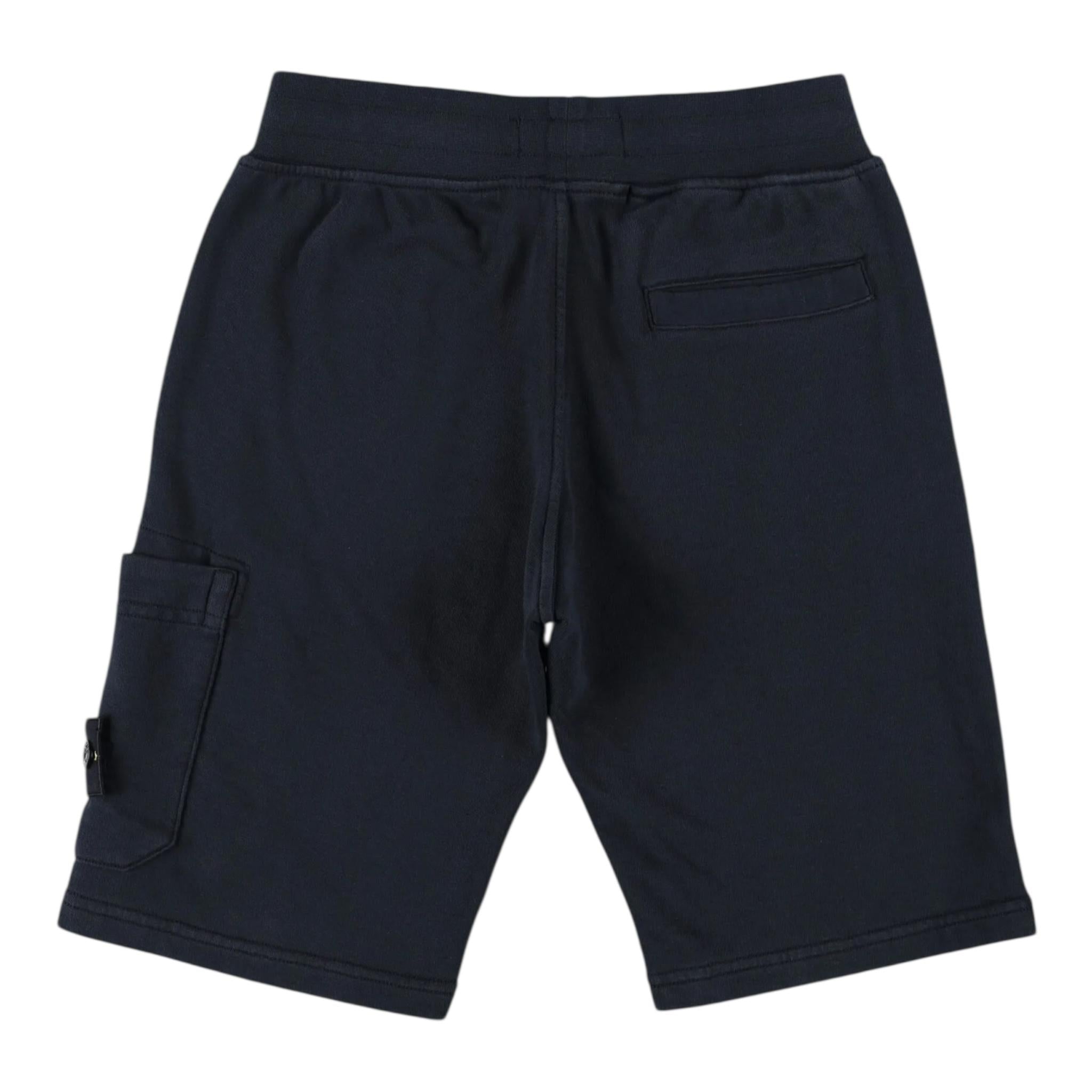 Stone Island Bermuda Tinta Unita con Logo per Bambino K1S166200006 BLU STONE ISLAND 