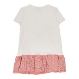 Twinset Abito Tinta Unita con Ricami E Stampa per Neonata 251GJ2QR6 BIANCO TWINSET 