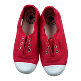 Chipie Sneakers Tinta Unita Con Suola In Contrasto Rosso Per Neonato
